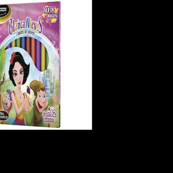 COLORES ESTUCHE C12 CORTOS BLANCA NIEVES REDONDO